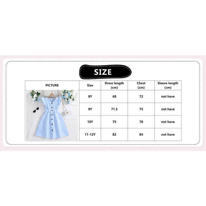 Kids Dress For Girls 8-12 Years Summer Girls Dopamine Dress Graduation Birthday Party Event Fresh Sweet Style Girls Dress H260402