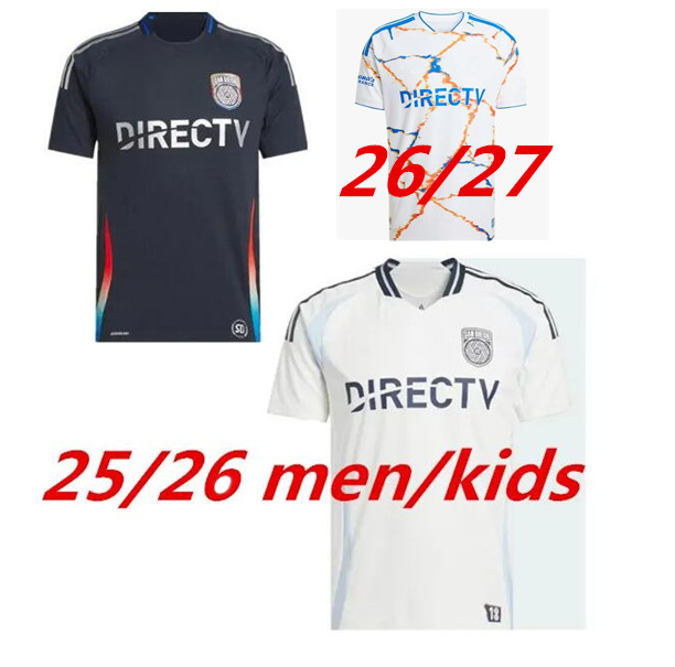 25 26 27 San Diego FC men and kids sleeve soccer jerseys 2025 2026 home away men jersey and kids kit football shirts tops camisetas 999