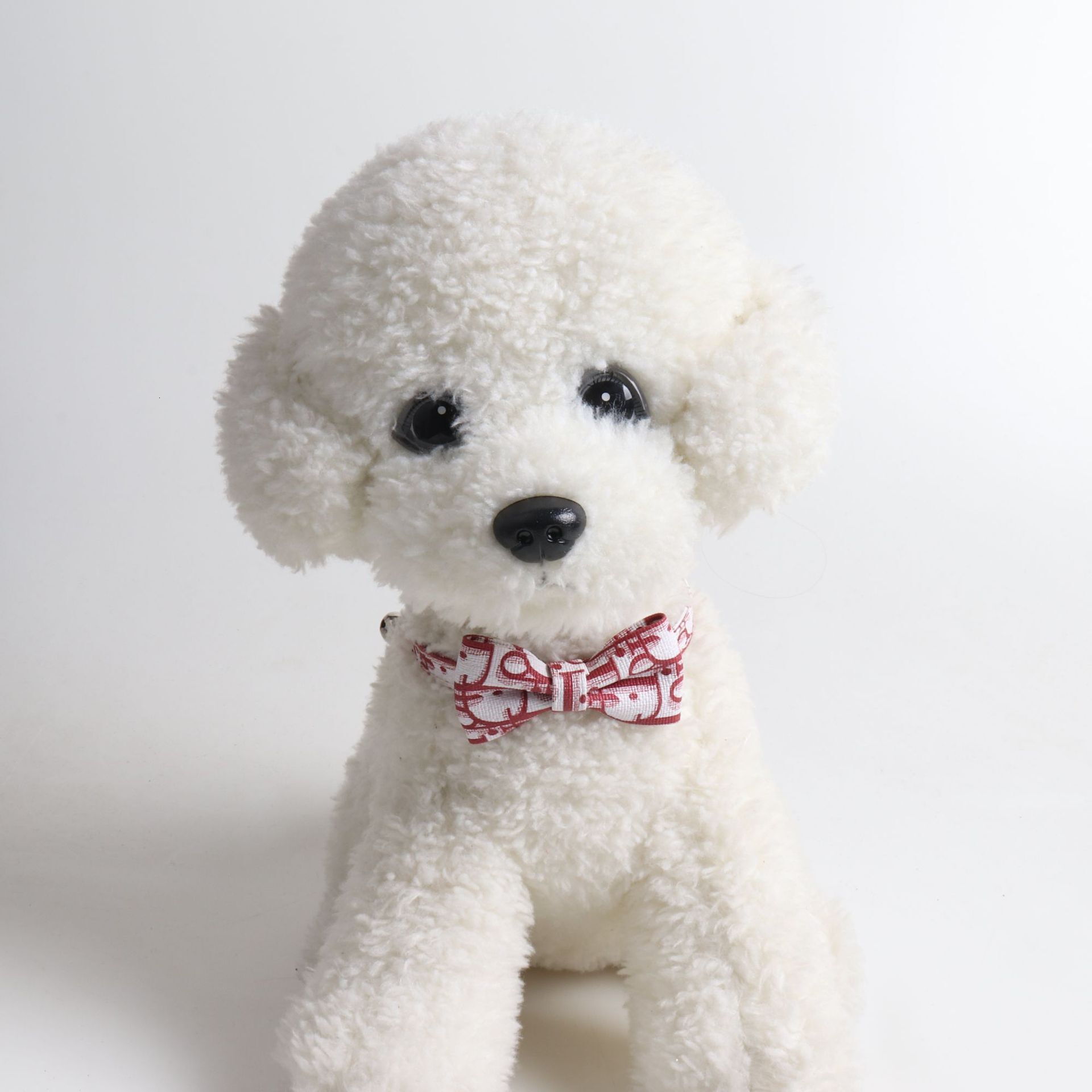 Pet Collar New Pu Leather Detachable Bowknot Alphabet Print With Bell Comfortable Collar For Large Cats Kittens