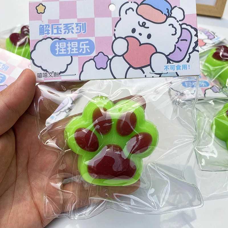 Uniquely Soft Silicone Chocolate Cat Claw Relief Toy Slow Rising Decompression Pinching Toy Ideal Gift for Kids H260402