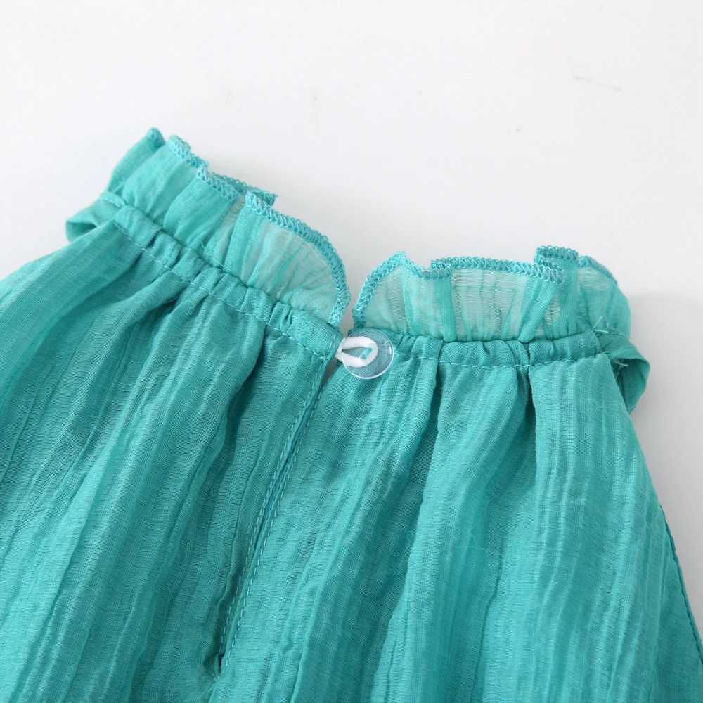 Humor Bear Summer Girls Dress Solid color retro-style halter sleeveless Fashion Princess Dress Casual Dresses For Girls H260402