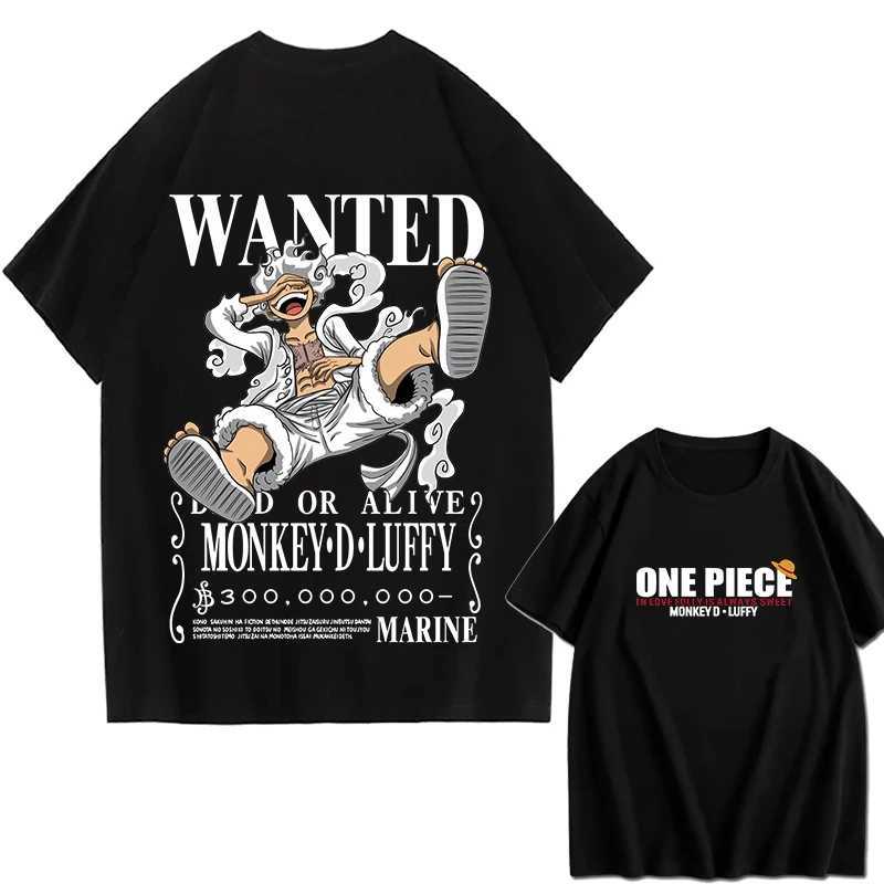 One Piece Anime Luffy T Shirt Cotton Cartoon Short Sleeve Graphic Tee Summer Casual Top Men Women New Fashion Y2k Mens Clothing C260402