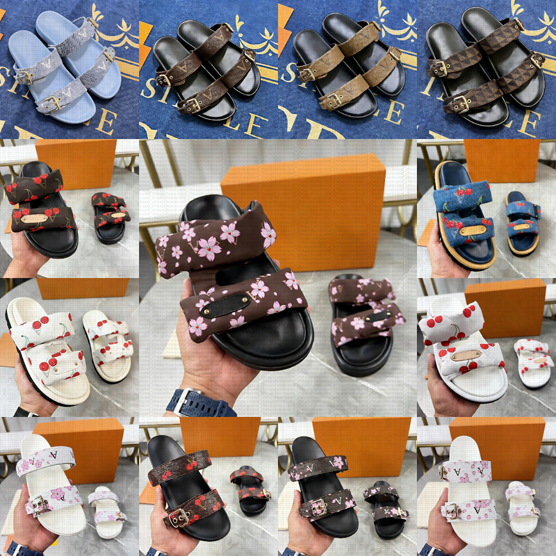size 35-45 designer sandal Women man platform perforated sandals slippers made of transparent materials fashionable sunny beach woman 11122