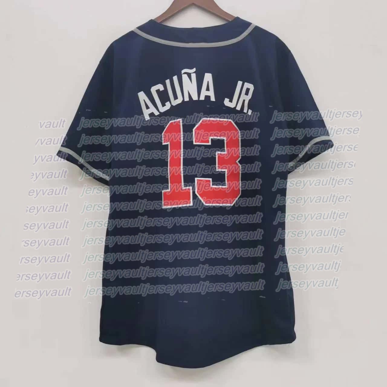 Brave 13 Ronald Acuna Jr. 2026 new Baseball Jersey Baldwin Albies Olson Riley Harris II Suarez Sale Murphy Hank Aaron Yastrzemski Strider Jones Custom