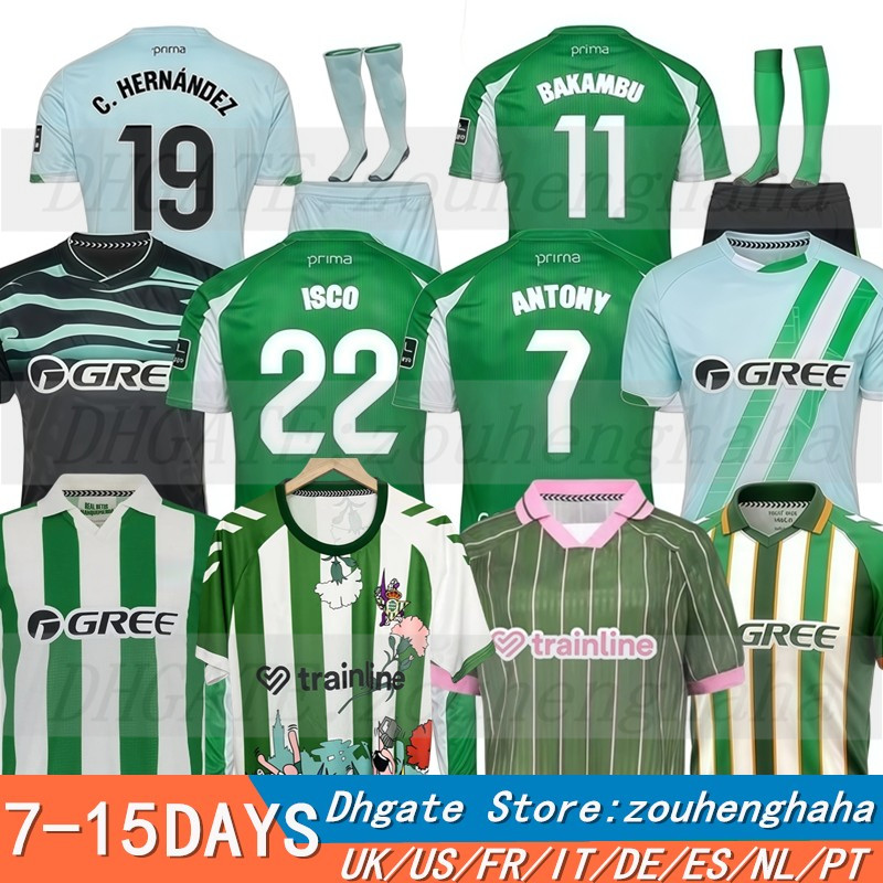S-4XL 25 26 Camiseta ReAl BeTis ANTONY Soccer Jerseys 2025 2026 Home Away Third Fans Men Kids Football Jersey Shirts Kit lSC0 FEKIR PEZZELLA AVILA CHIMY BAKAMBU WILLIAM