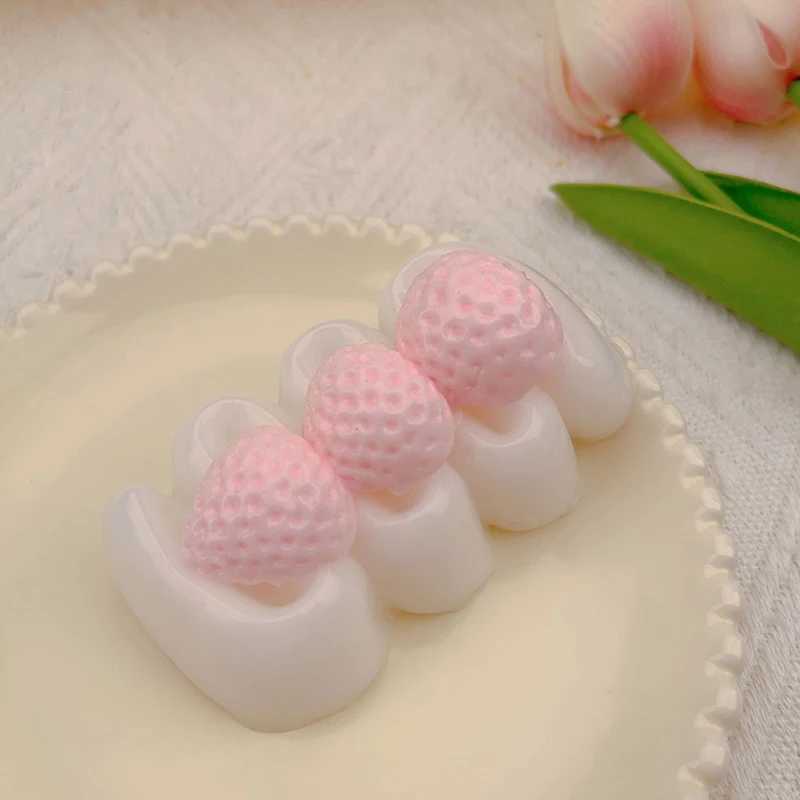 Colorful Egg Tart Squishy Sensory Toy Stress Relief with Apple Strawberry Cream H260402