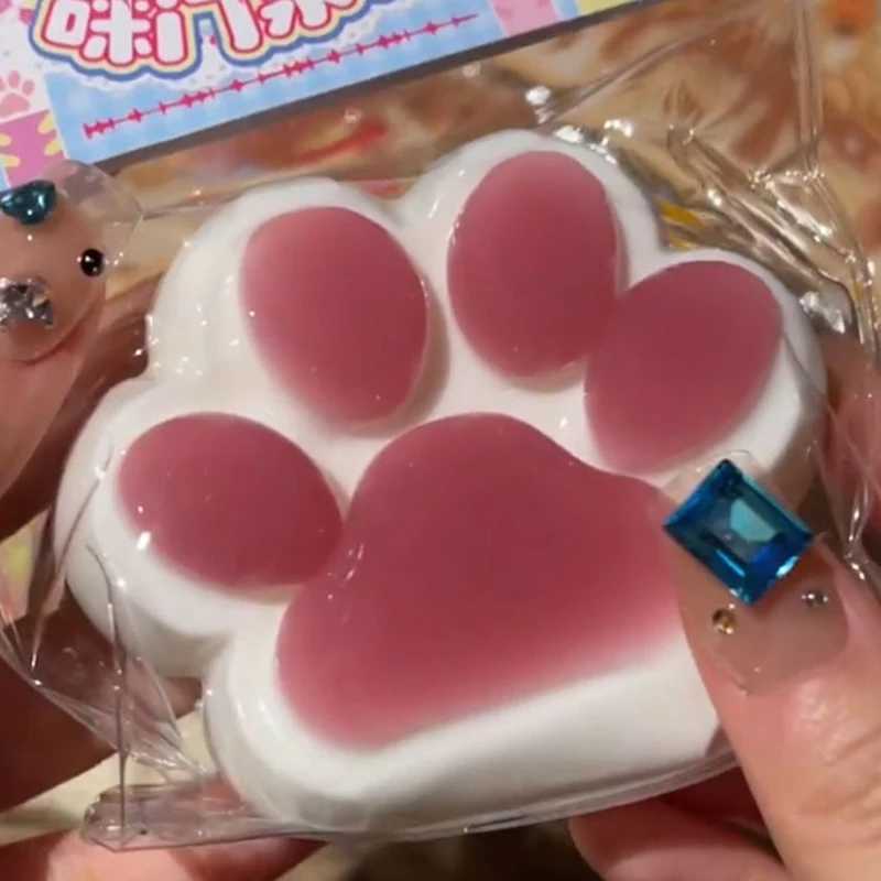 Cute Cat Paw Squeeze Toys TPR Slow Rebound Decompression Toy Childrens Happy Sensory Toys H260402