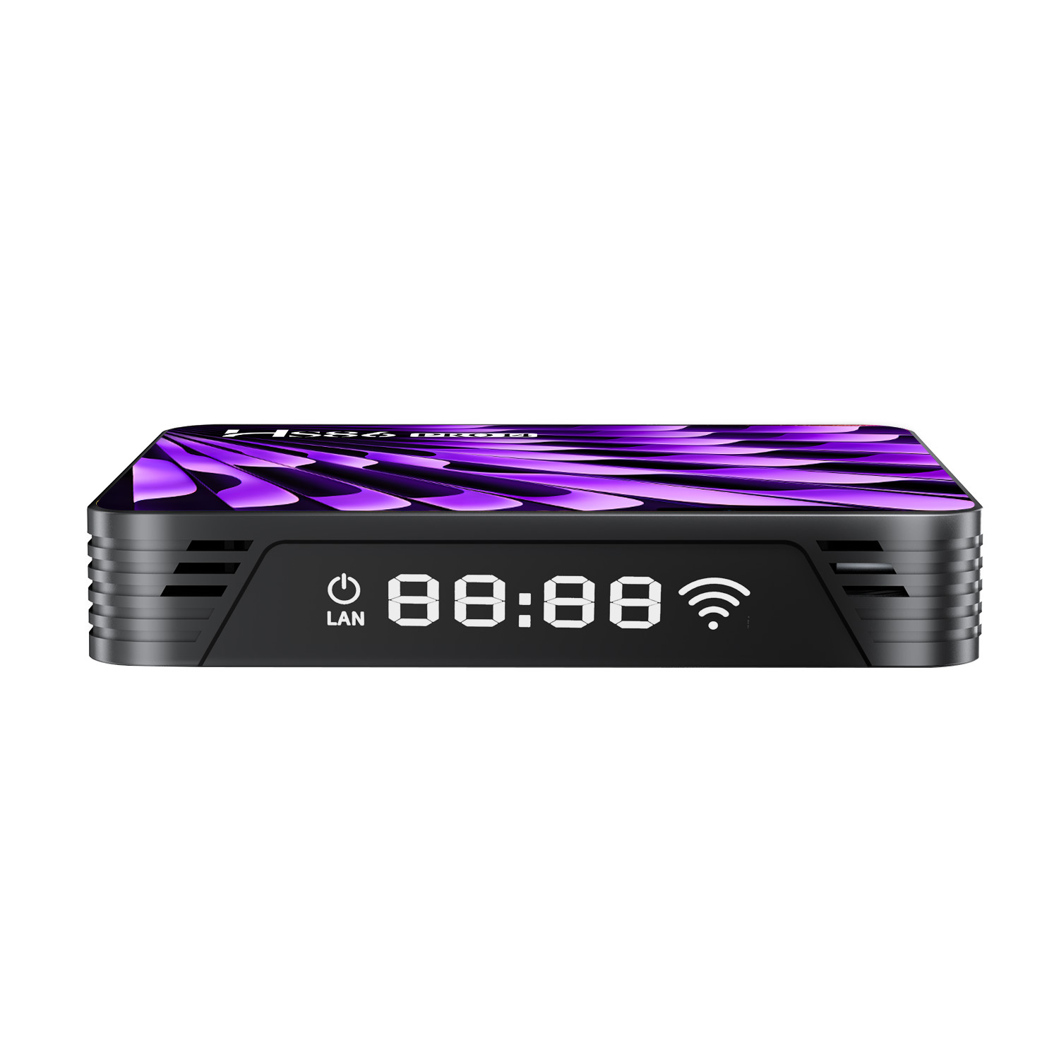 HS86 Pro 14 TV Box Android 14 RK3518 Quad Core 2GB RAM 16GB ROM 4K LAN 100M Wifi6 BT 5.4 Voice Remote Media Player Set Top Box