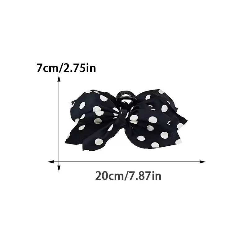 1/2 Set Of Retro Polka Dot Shark Clip Multi-Layer Bow Hairpin Elegant Fashion Temperament Girls Hairpin Headdress H260402