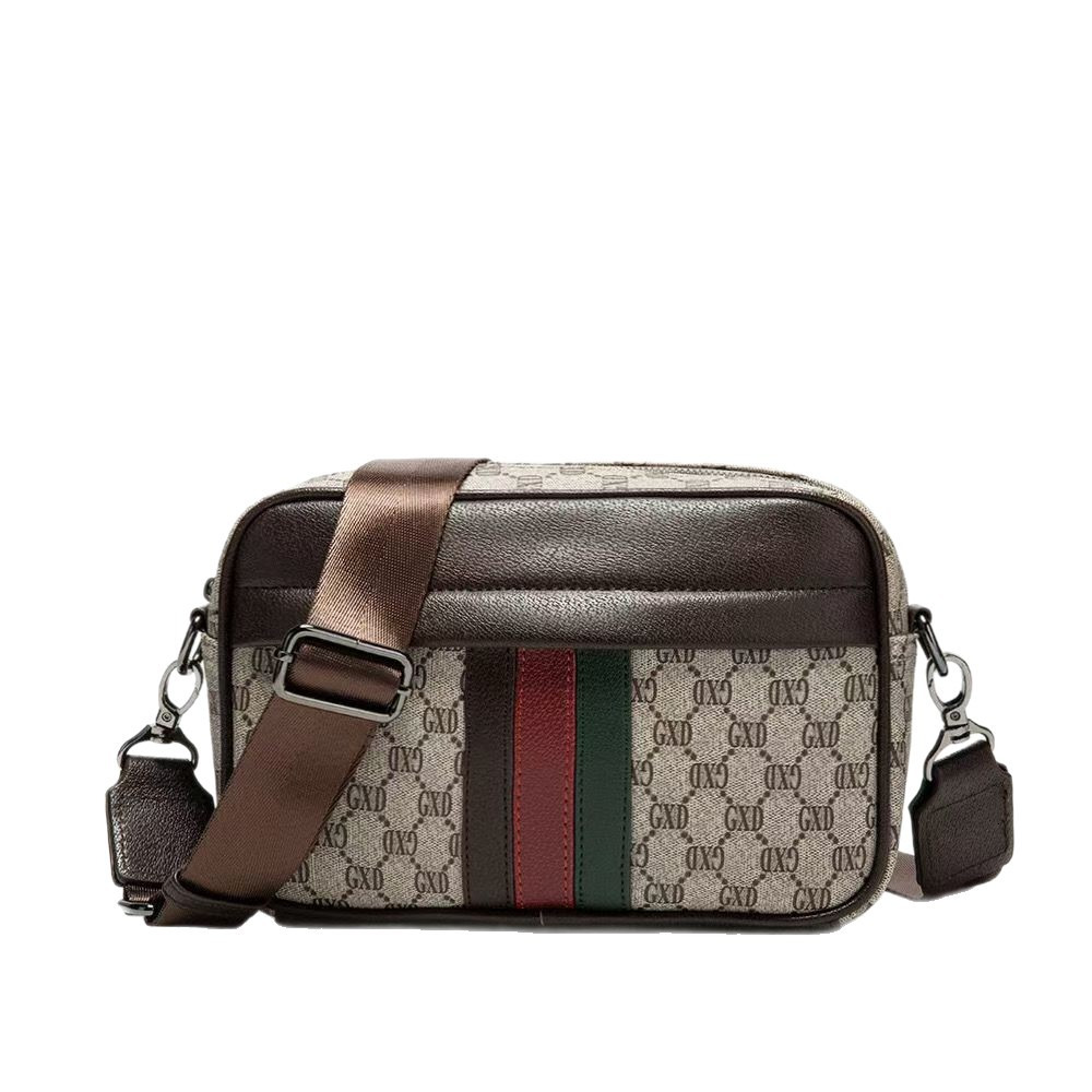 Thickened multi-layer single-shoulder messenger bag, casual underarm bag, high-end bag, fashionable and versatile messenger bag for men and women