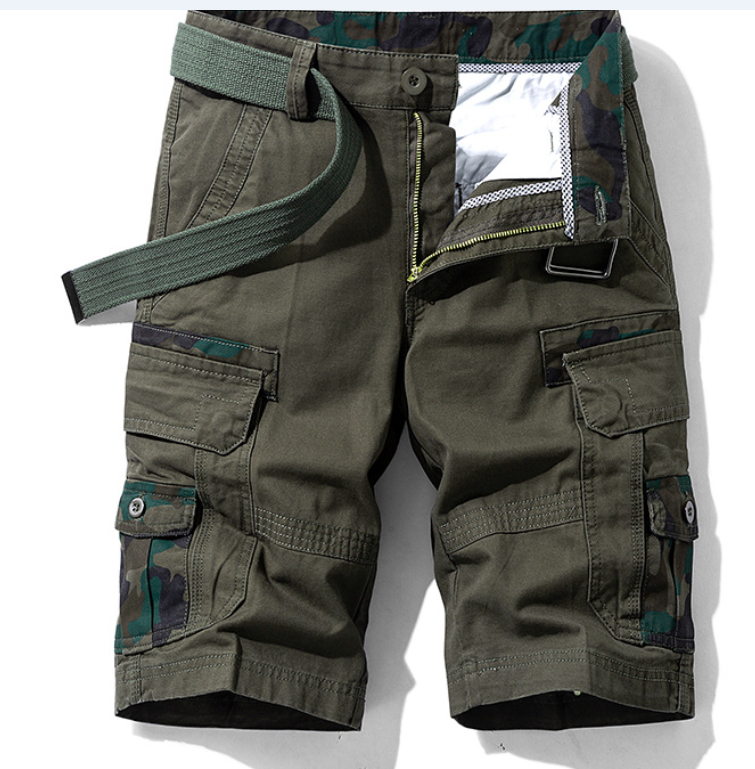 2026 Fashion Brand Men Shorts Sports Casual Stone New Logo Print Retro Trendy Shorts Fashion cargo large pocket Men's Clothing