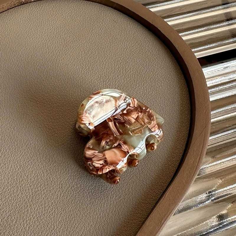 Colorful Small Heart-Shaped Hair Clip 35Cm Small Hairclaw Acetate Hair Crabs Girls Delicate Hairclips Women Hair Accessories H260402