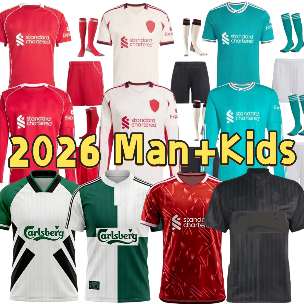 liverpool jersey 26 27 Mohamed Salah ISAK wirtz Ekitike SZOBOSZLAI football kits MAC ALLISTER VIRGIL GAKPO Kerkez Frimpong long sleeves Soccer Jerseys 25 26 xxxl 4xl