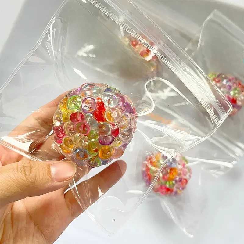 Squishy Balls Ice Beads Stress Relief Toy Super Soft Sensory Fidget Toys for Kids Adults Anxiety Relaxation Squeeze Gift H260402