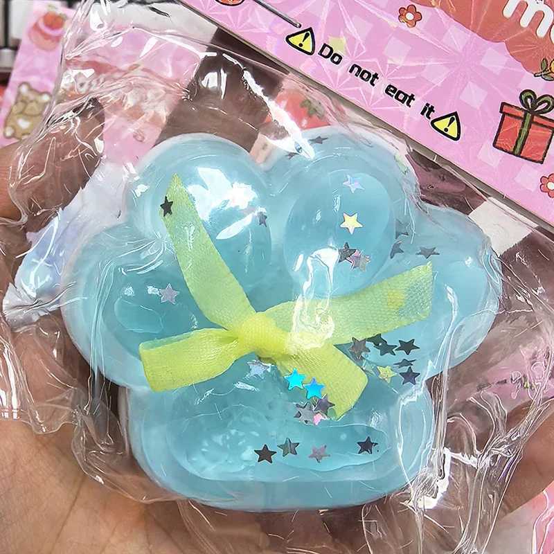 Squeeze Cat Paw Toys Cute Soft Abreact Relief Relax Toys Sticky Decompressing Pinching Cat Paw Stress Relief Squishy Toy Gift H260402