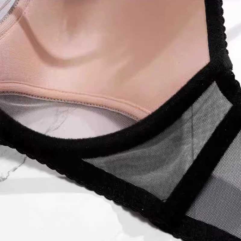 Latin Style Lingerie Set Ultra Thin Lace Minimizer Bra - Push Up Reducing for Large Bust with Gathering BANERDANNI AB Z260402