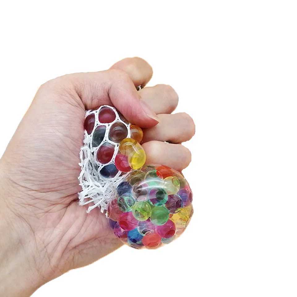 Pinch squeeze release grape creativity relieve stress water ball squeeze music toy squeeze burst beads H260402