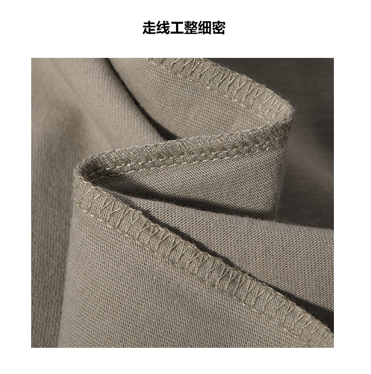 American style trendy high street loose short sleeved Cough Syrup printed letter T-shirt