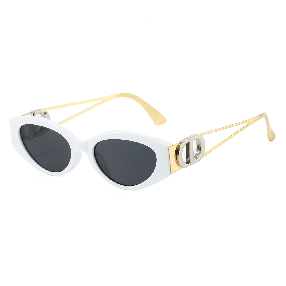 2026 New Design Luxury Eyeglasses - New Small Frame Cat-eye Style Women's Sun Glasses Made Of High-end Metal Materials Outdoor Sun Protection Aga