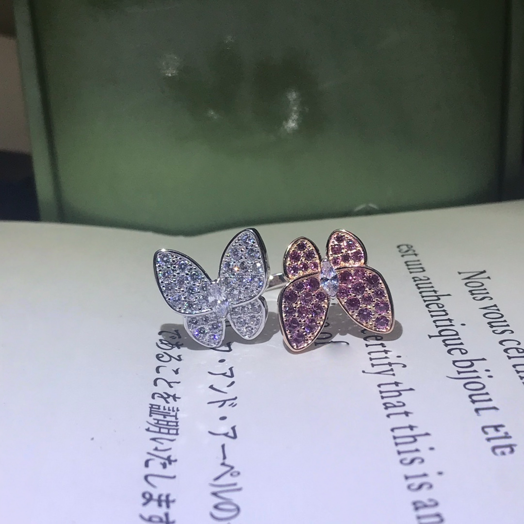 (pls order according to picture, not description) Women's fashion accessories one size rings size 6-8 rings four leaves flowers with rhinestones