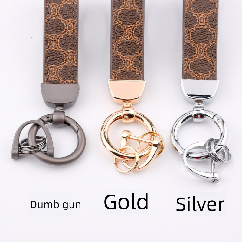 Cat's Eye Stone Four-Leaf Clover Fashionable Keychain Handbag Accessory Car Ornament Trendy Fashion Accessory