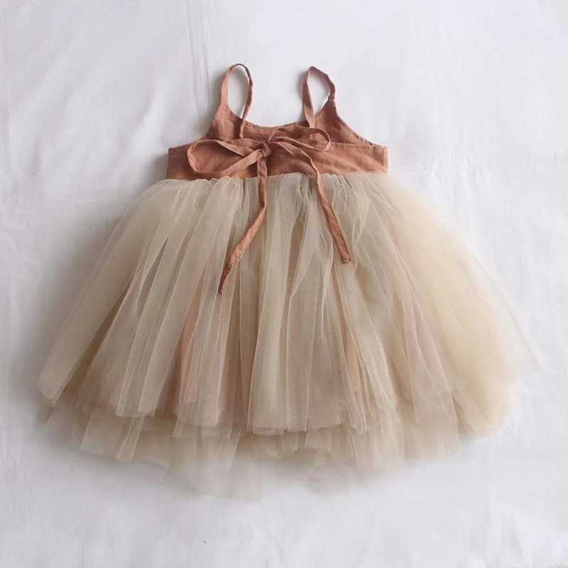 Princess Baby Girl Dress Summer Backless Baby Girls Birthday Dress For 0-3Y Baby Girl Tutu Dress Toddler Girl Clothes H260407