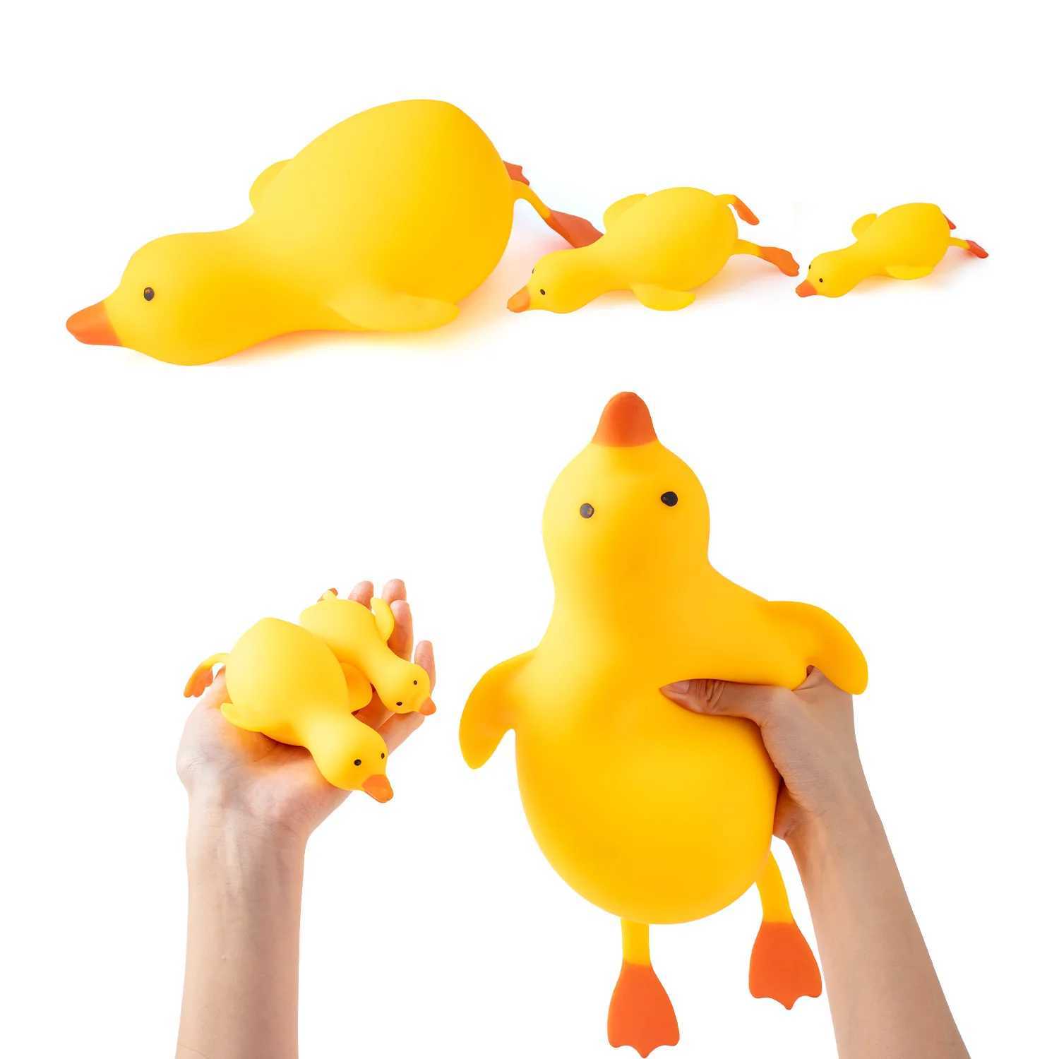 Duck Stress Toys Squeeze Vent Squishy Anti-stress Abreact Stress Ball Decompression Fidget Sensory Toys Christmas Party Gift H260402