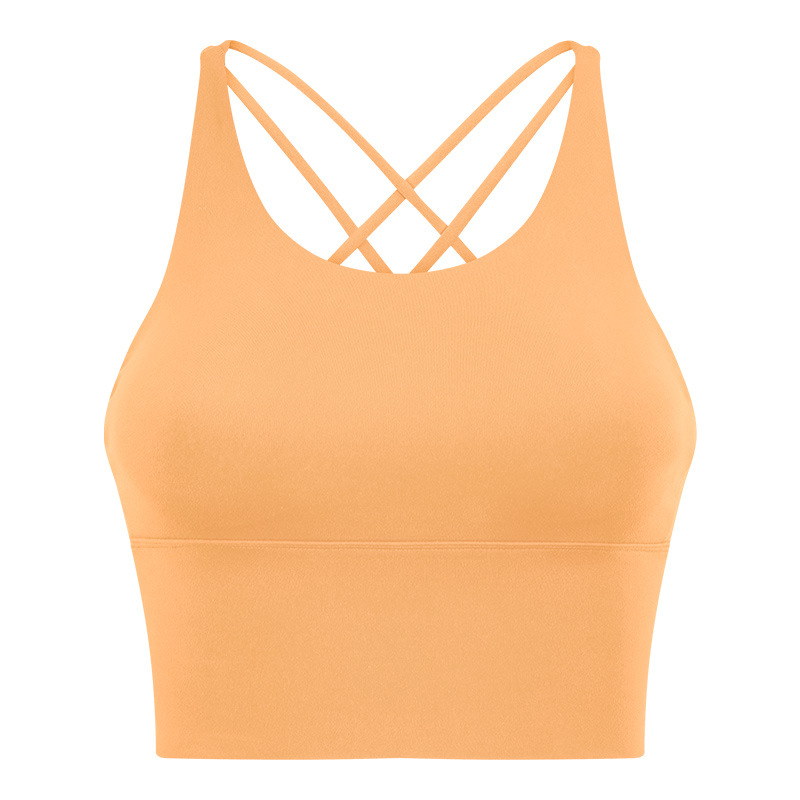 New backless Solid Color sports bra for women backless fitness yoga bra, thin camisole vest summer top free shipping