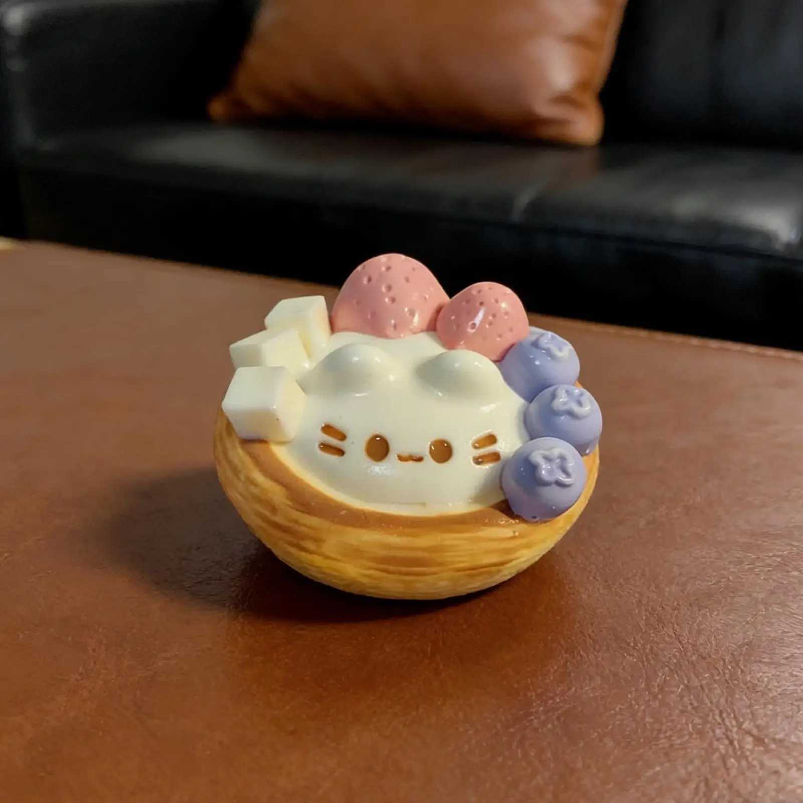 Simulation Sensory Squeeze Toy for Kids Egg Tart Calming Fidget Antistress Toy For Home School Students Classroom Office H260402