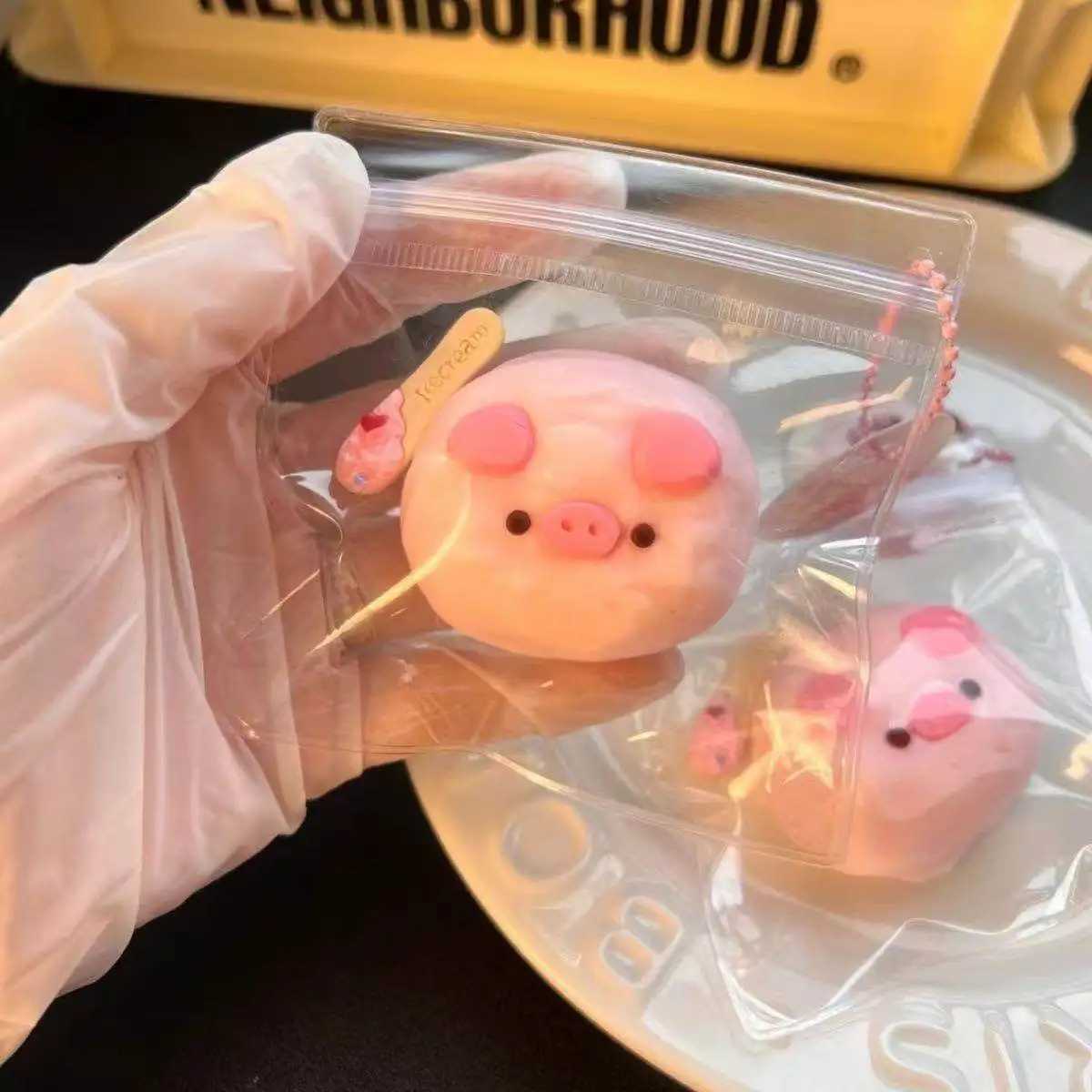 Cute Pink Pig Squishy Sensory Toy Stress Relief Fidget for Autism And Anxiety Sticky Slow Rising Squeeze Toy for Adults Children H260402