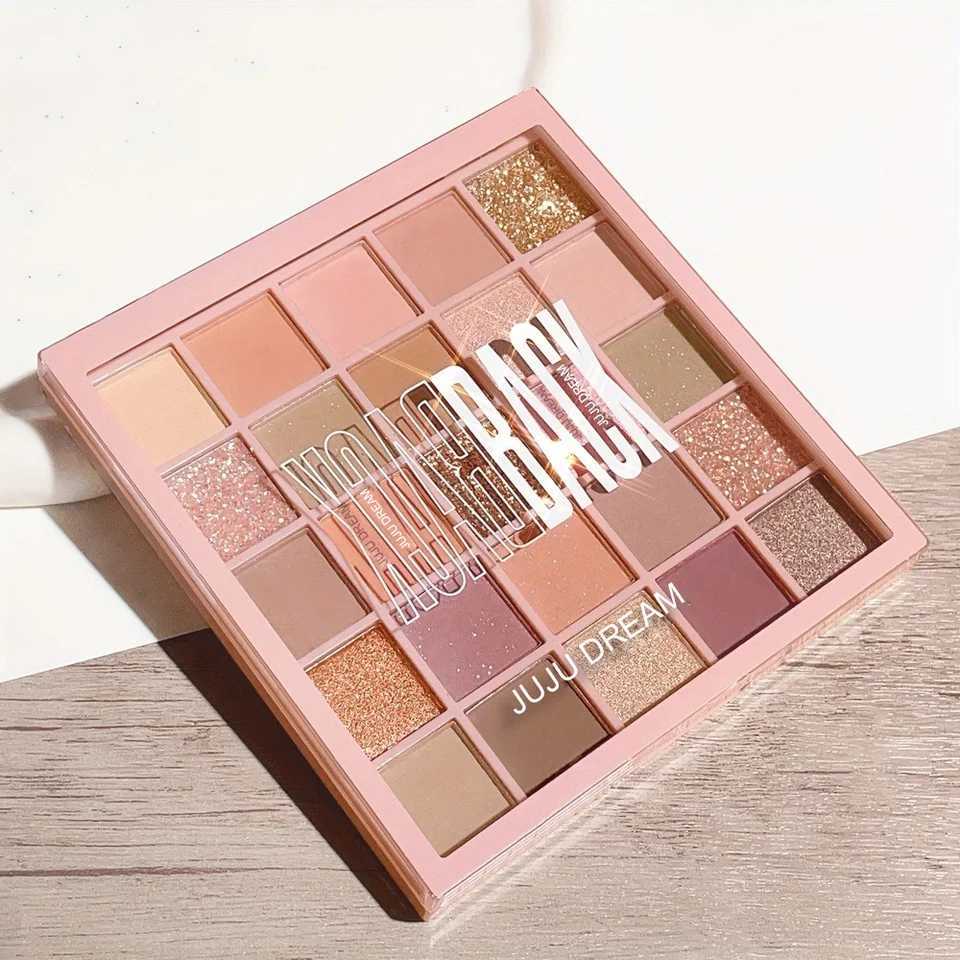 25-Color Eyeshadow Palette Matte Shimmer Neutral Browns Grays Eye/Face Use Contour Brighten Vegan Certified Unisex H260402