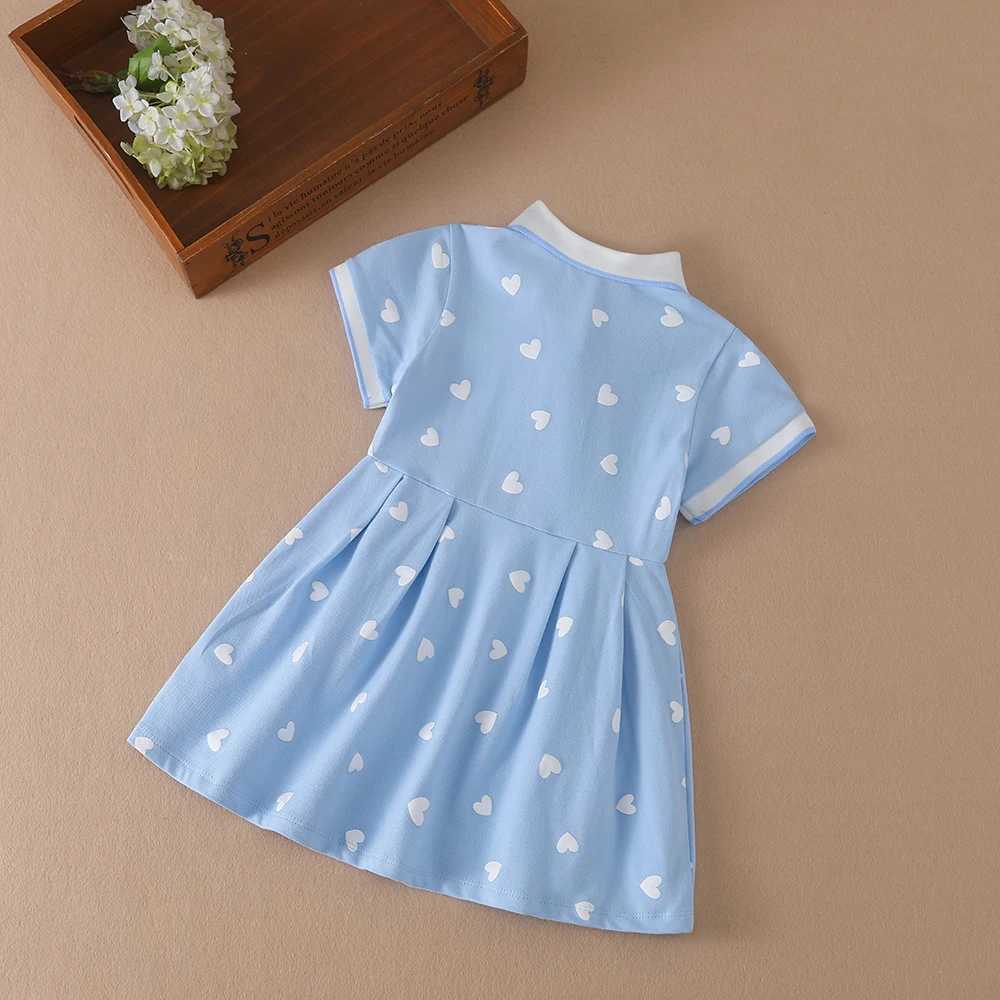 Girls Clothes 2025 New Summer Princess Dresses Short Sleeve Kids Dress Baby Dresses for Children Clothing 2-6Y H260402