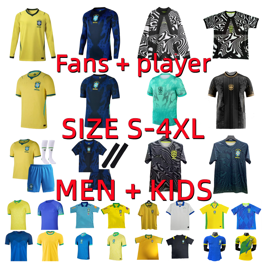 2026 2027 brazil VINI JR soccer jerseyS 25 26 27 CUNHA MARTINELLI RAPHINHA RODRYGO ENDRICK CASEMIRO JOAO PEDRONEYMAR JR football shirt maillot de foot women Men kids