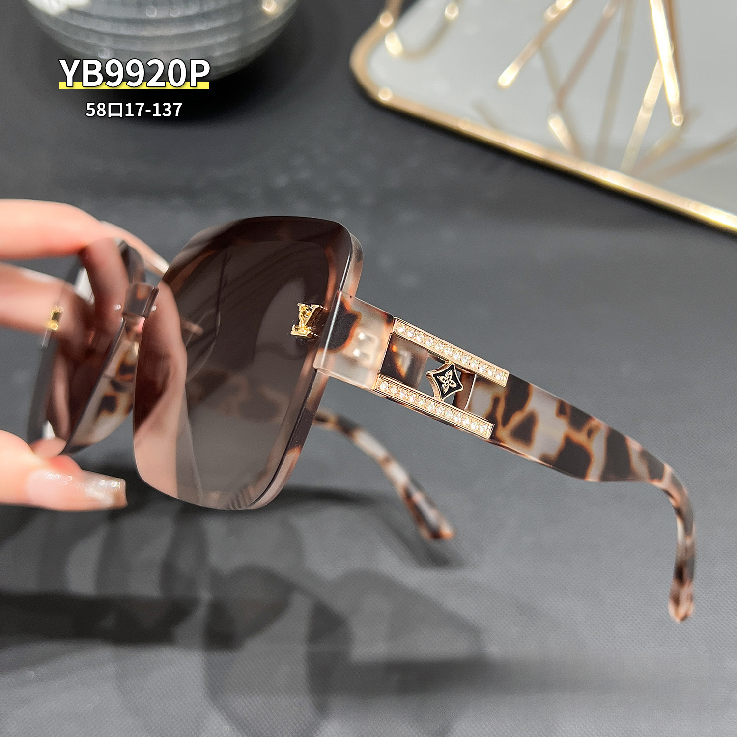 Designer Luxury Glasses Fashionable Sunglasses High-end Luxury Items For Women Outdoor Uv-protective Polarized Driving Sunglasses Versatile