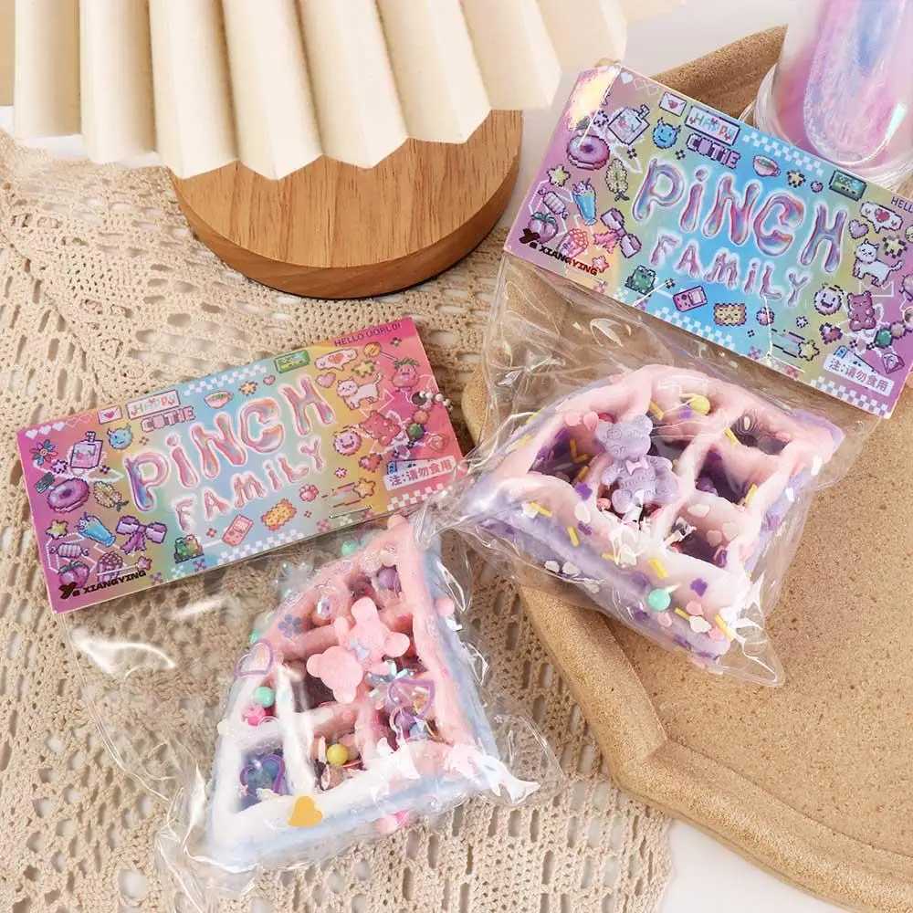 Dropshipping Fidget Toy Mini Squishy Toys Kawaii Plush Soft Cat Paw Transparent Silicone Cube Stress Relief Squeeze Toy H260402