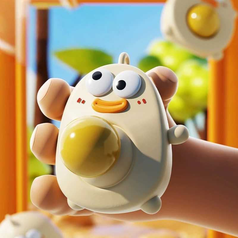 1PC Random Squeeze Egg Bubble Blowing Stress Relief Decompression Sensory Toys For Adult Kids Office Travel Pinch Squeeze Toy H260402