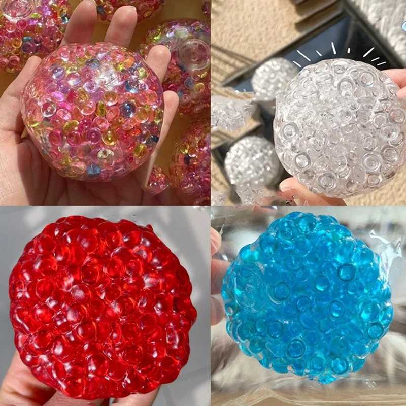 Creative Explosion Beads Handmade Ball Stress Relieving Toys Slow Rebound Toy Fidget Toy Children Decompression Toys H260402