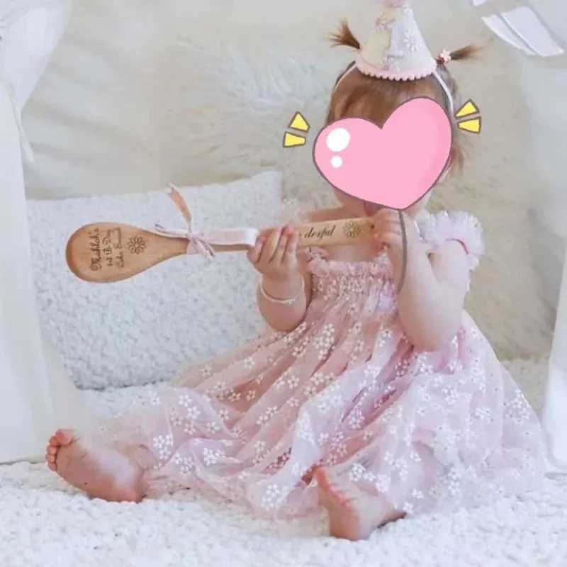 Summer Flower Mermaid Birthday Dress for Baby Girl Clothes Mesh Print Floral Princess Slip Tutu Dresses Sleeveless Girl Clothes H260402