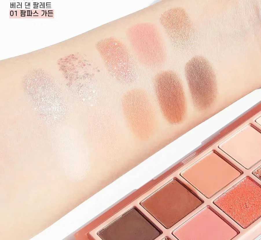 romnd 10 Shades Eyeshadow Korean Makeup Palette 75g Long-lasting eye makeup Containing eyeshadow Palette Original Cosmetics H260402