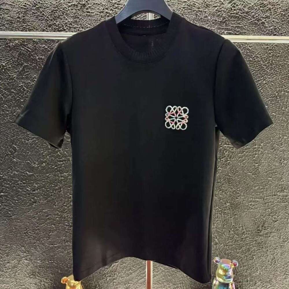 Short T-Shirt Simple Men's New Summer Half Sleeve Casual Embroidered Round Neck Top Tee Soft Breathable Daily Street wear Lightweight Fashion All