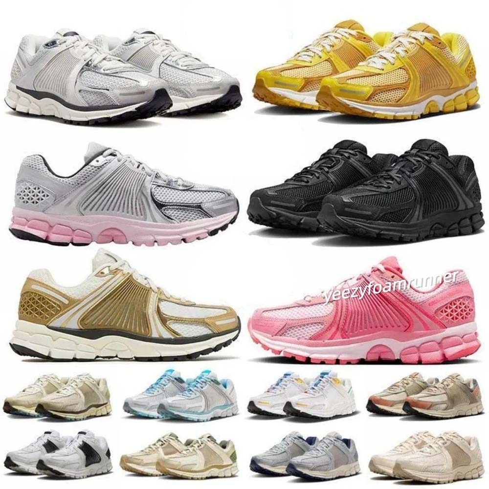 Top Quality Designer Running Shoes Vomero5 Roam Metallic Gold Photon Dust Pink Thunder Blue Triple Black Flax Vomero Men Women Flat Trainers Sneakers size 36-46