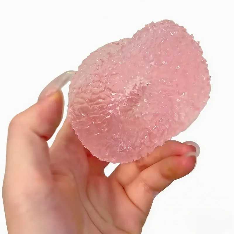 Squishy Ice Ball Maltose Fidgets Toy Super Soft Pink Mochi Slow-rebound Squeeze Toy Anti-Stress Toy for Adults Hand Exercise H260402