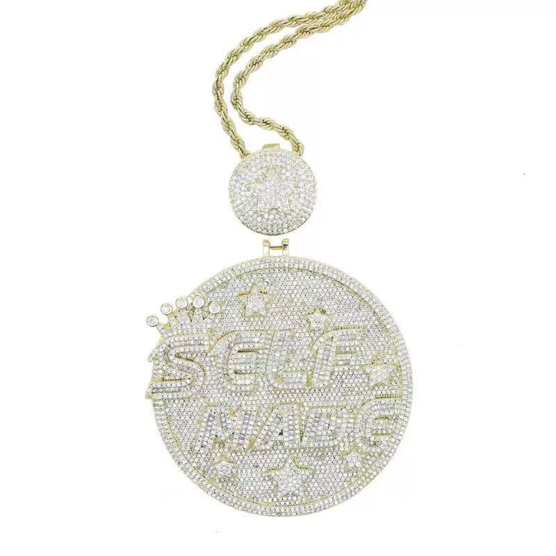 Customizable 925 Silver Moissanite Diamond Pendant Iced Out Jewelry for Cuban Link Chain Unique Letter Design Pendants Charms