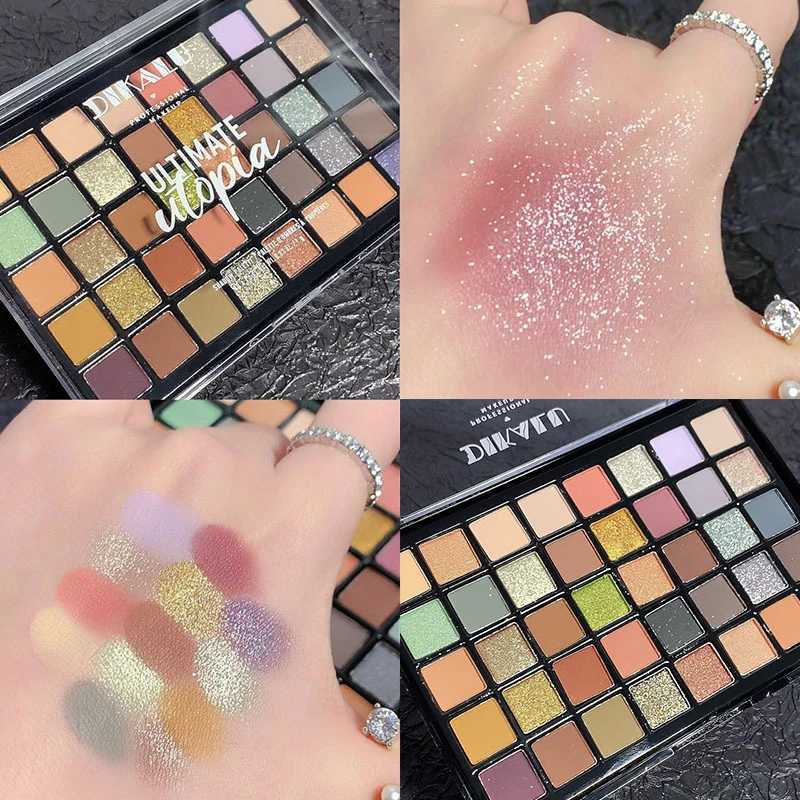 Shimmer Eyeshadow Palette 40 Colors Eye Shadows Matte Glitter Pigment Eye Shadows Wterproof Korean Eye Makeup Palette Cosmetics H260402