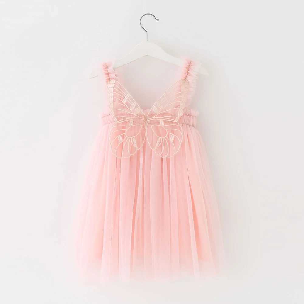 girls wings cute dresses baby ball gown tutu dress children summer clothes kids birthday party clothing for summer H260402