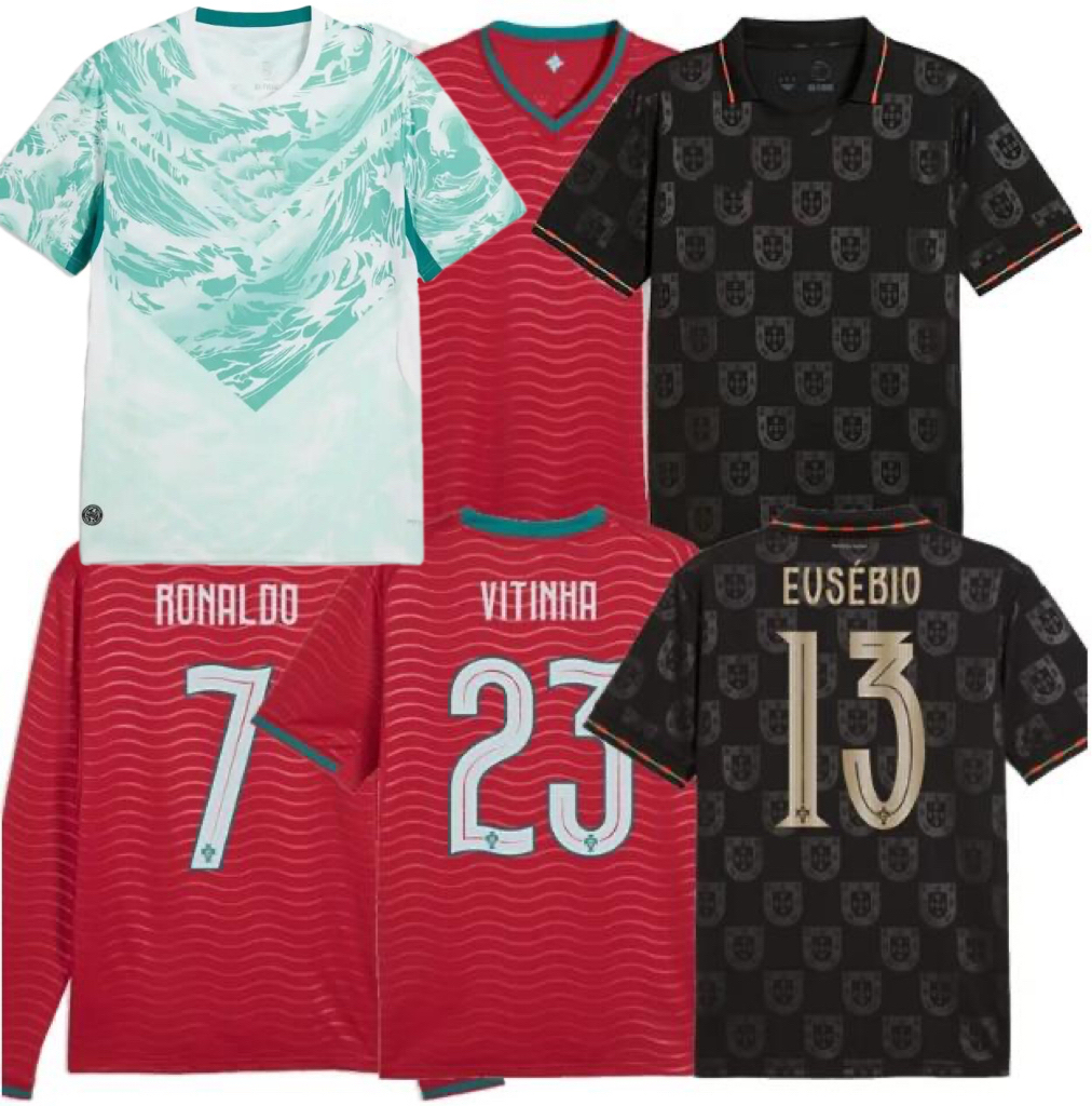 Portugal RONALDO World Cup soccer jerseys 2025 2026 2027 NETO BERNARDO VITINHA R.LEAO JOAO FELIX B.FERNANDES TRINCAO EUSEBIO N.MENDES 25 26 27 national football shirt