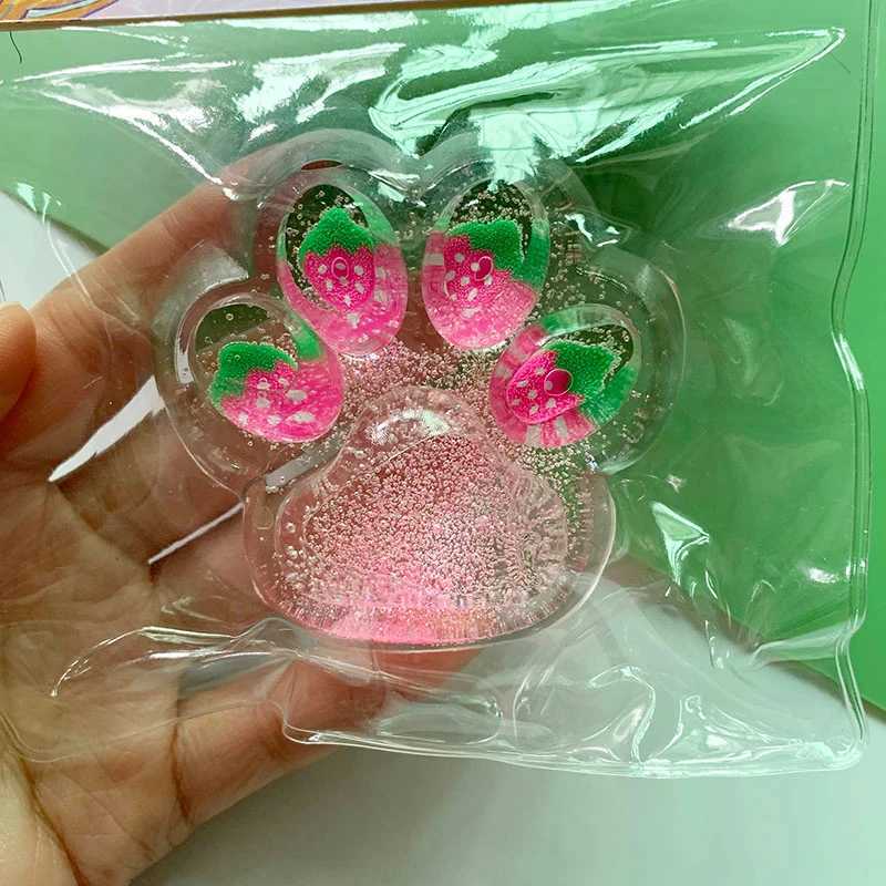 New Simulated Baroque Cat Paw Decompression Toys Kawaii Cartoon Antistress Squishy Stress Relief Slow Rising Toys For Adult Kids H260402