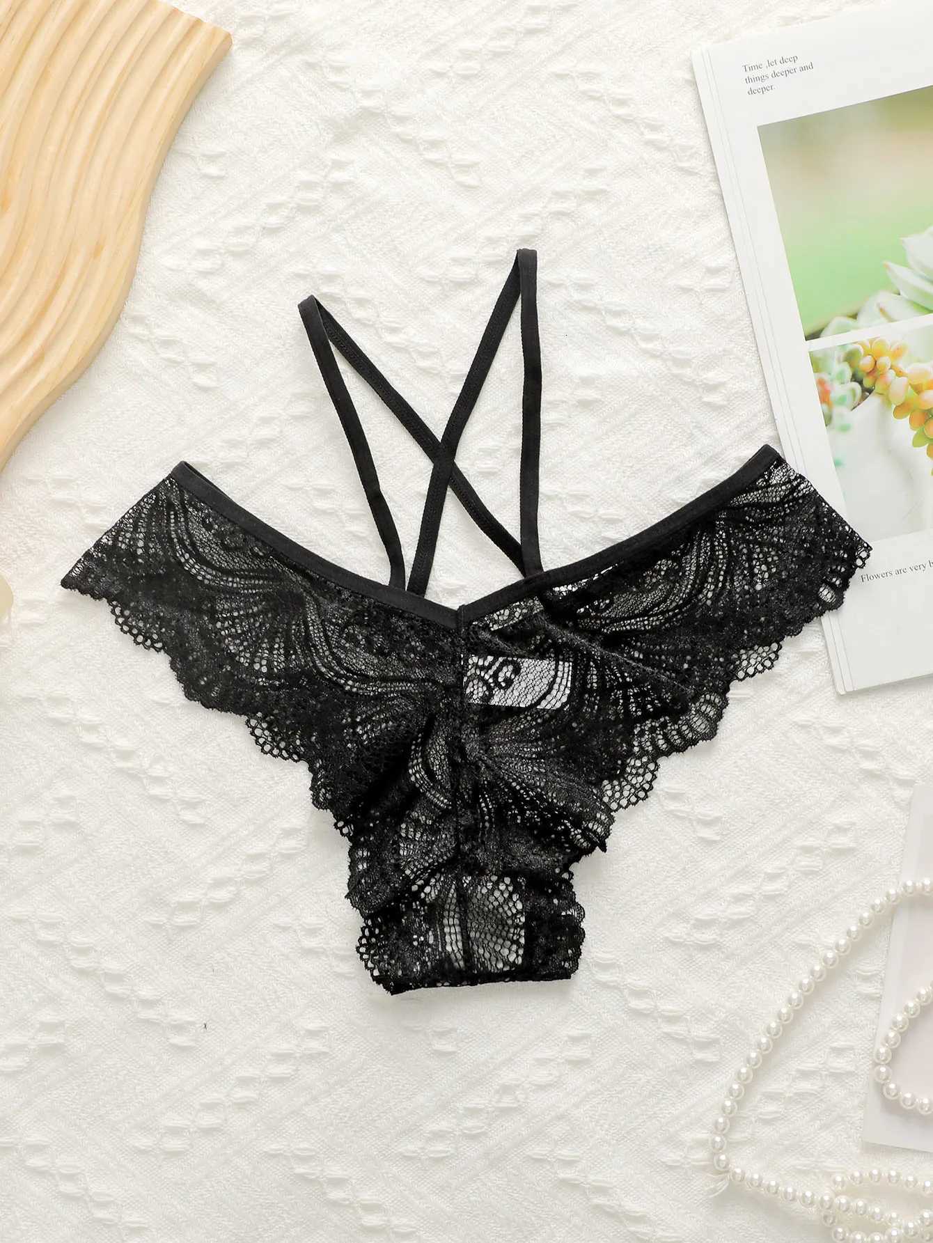 2024 New Womens Latest Production And Sales Pull Gathering Lace Underwear And Underwear Set U093 Z260402