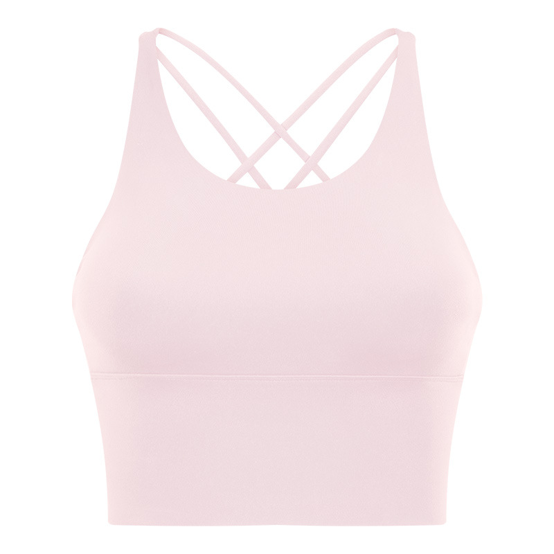 New backless Solid Color sports bra for women backless fitness yoga bra, thin camisole vest summer top free shipping