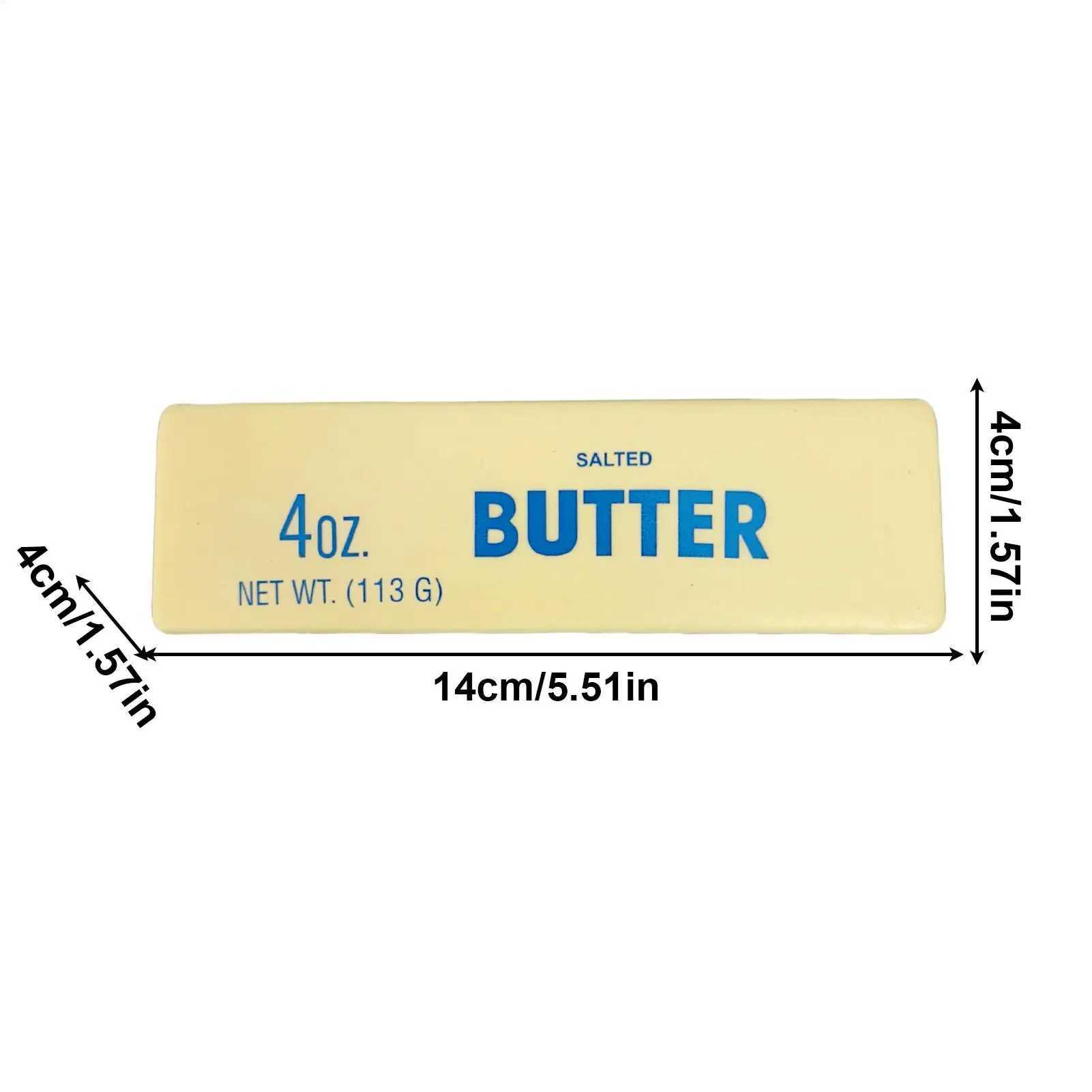 Anti-stress Butter Stick Stress Anxiety Relief Fidget Toys Slow Rising Squishyes Squeeze Elastic Cheese Stick Prank Toys H260402